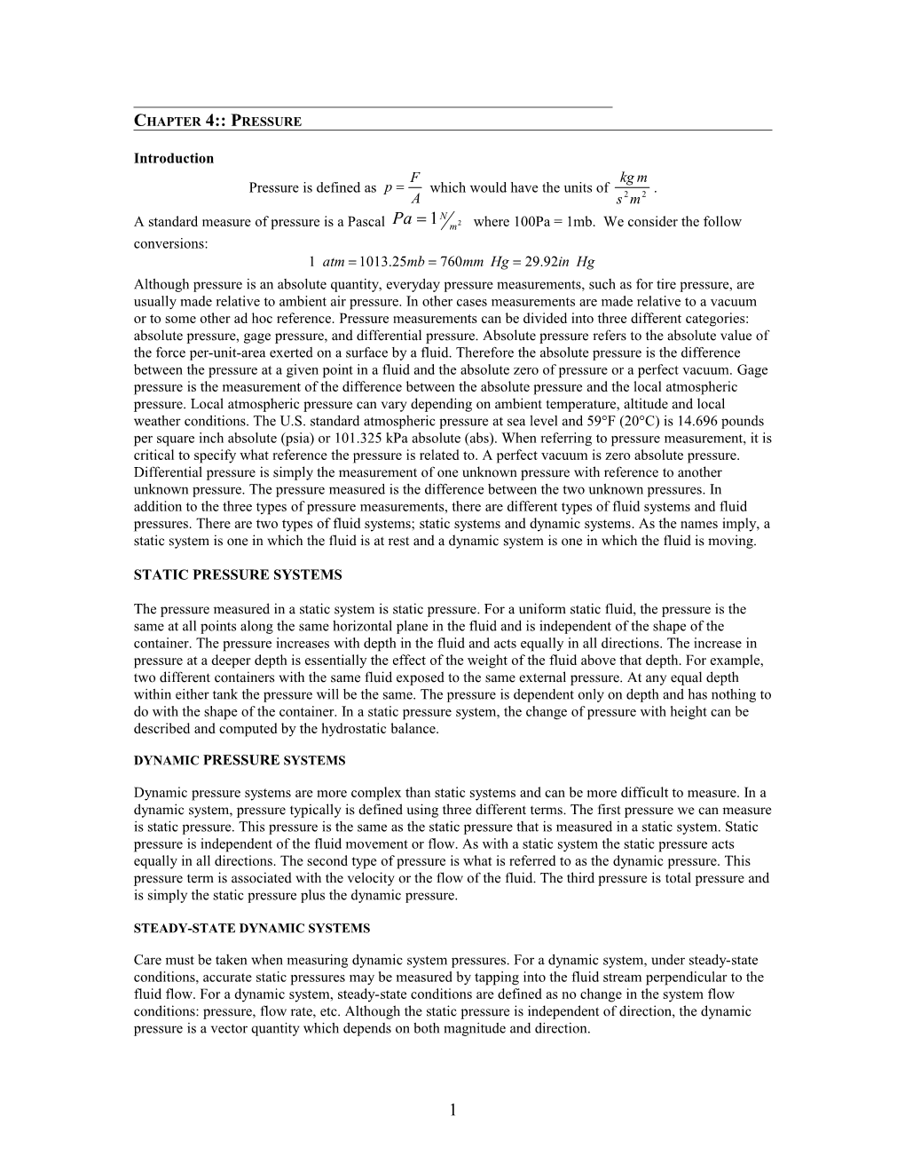 Introduction to Meteorological Instrumentation