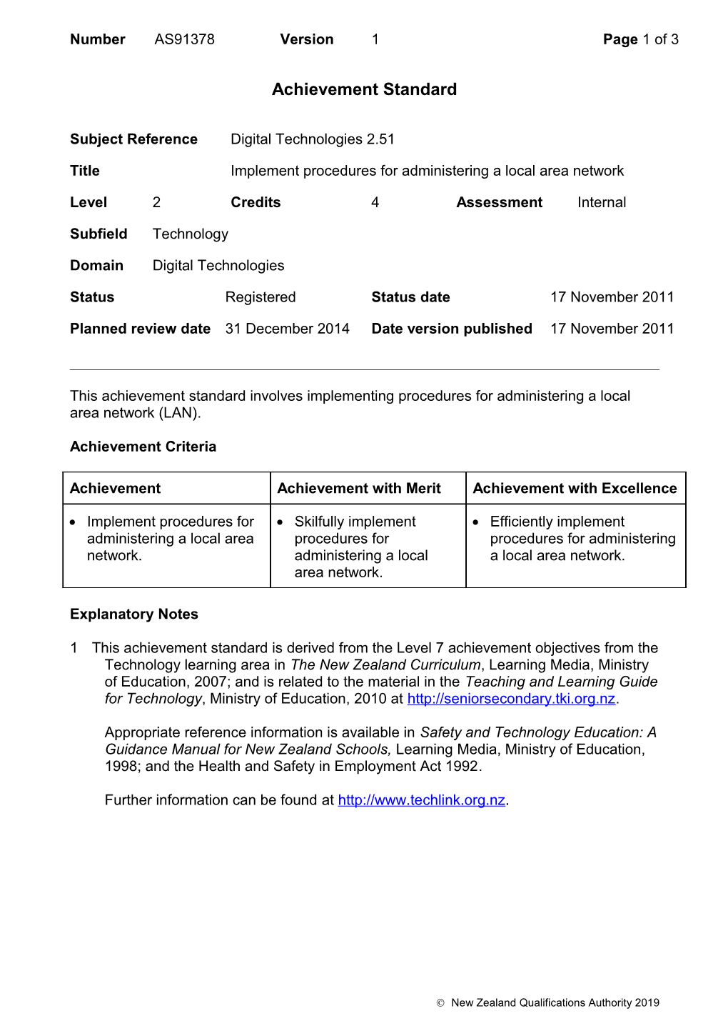 91378 Implement Procedures for Administering a Local Area Network