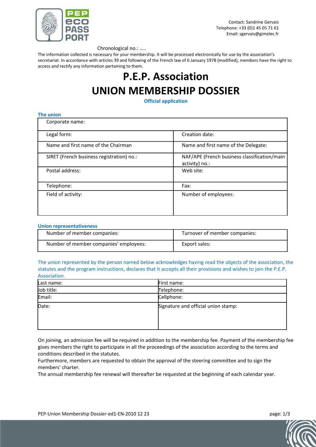 Union Membership Dossier