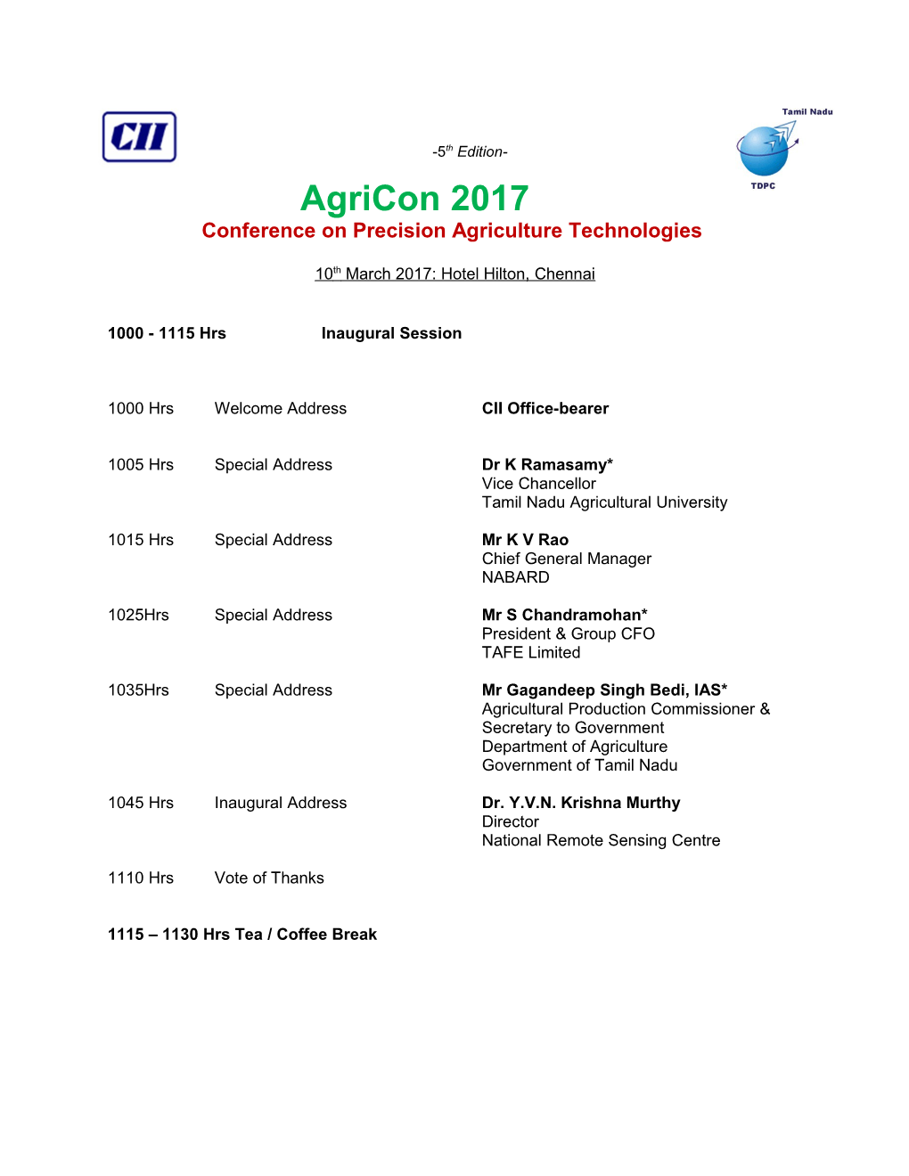 Conference on Precision Agriculture Technologies