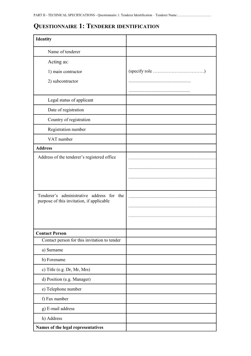 1. Standard Reply Forms