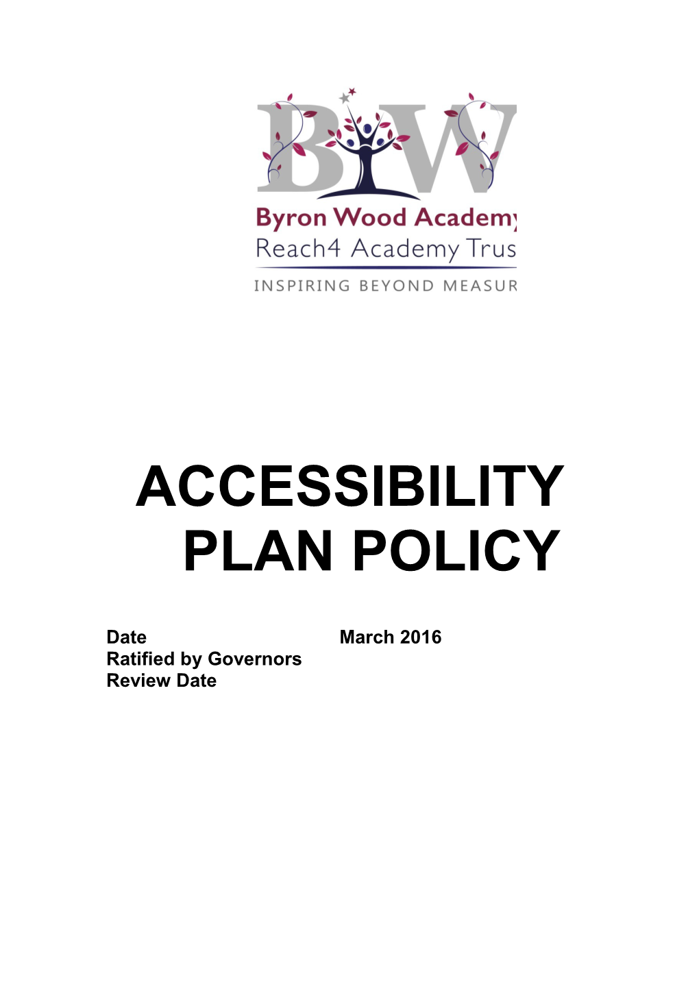 Disability Access Plan and Policy