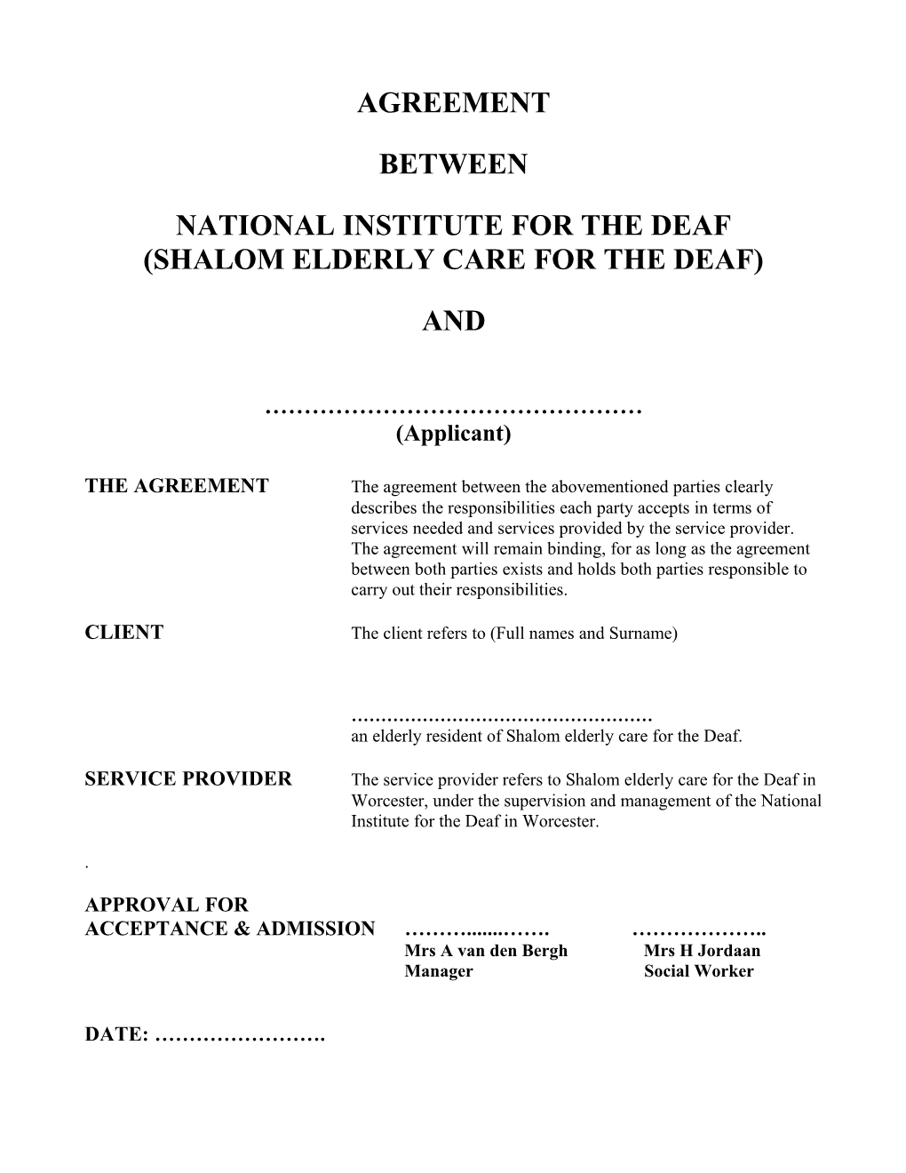 National Institute for the Deaf