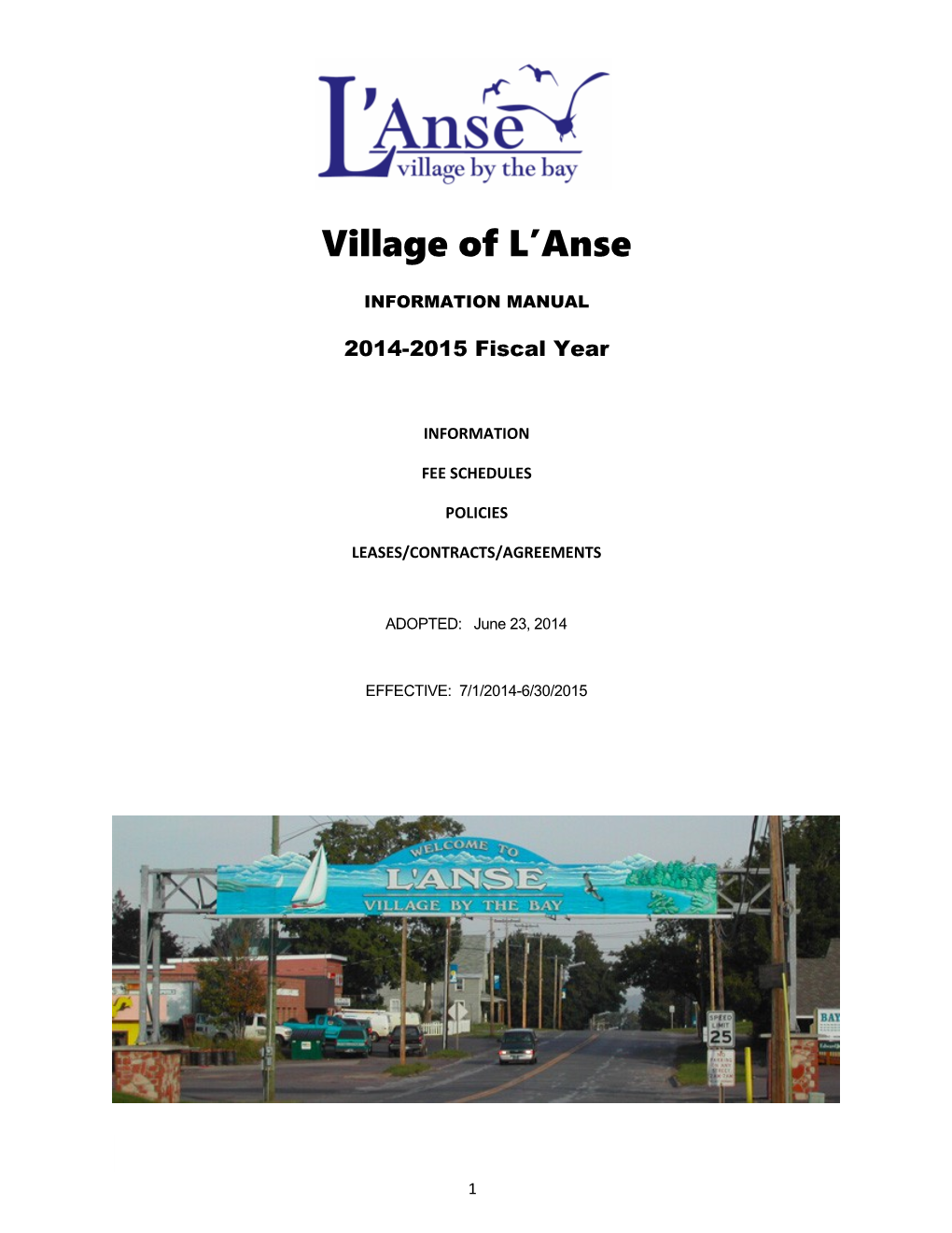 Village of L Anse