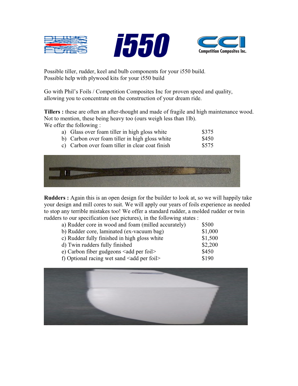 Need a New Rudder Or Centreboard for Your 505