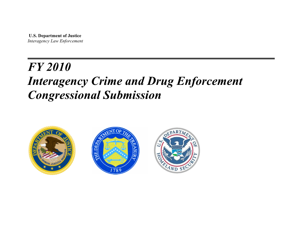Interagency Crime and Drug Enforcement