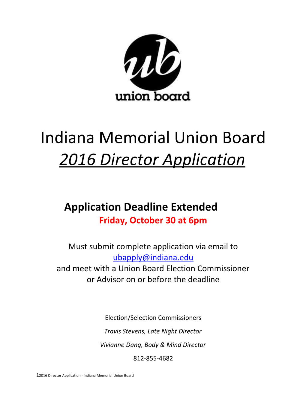 Indiana Memorial Union Board