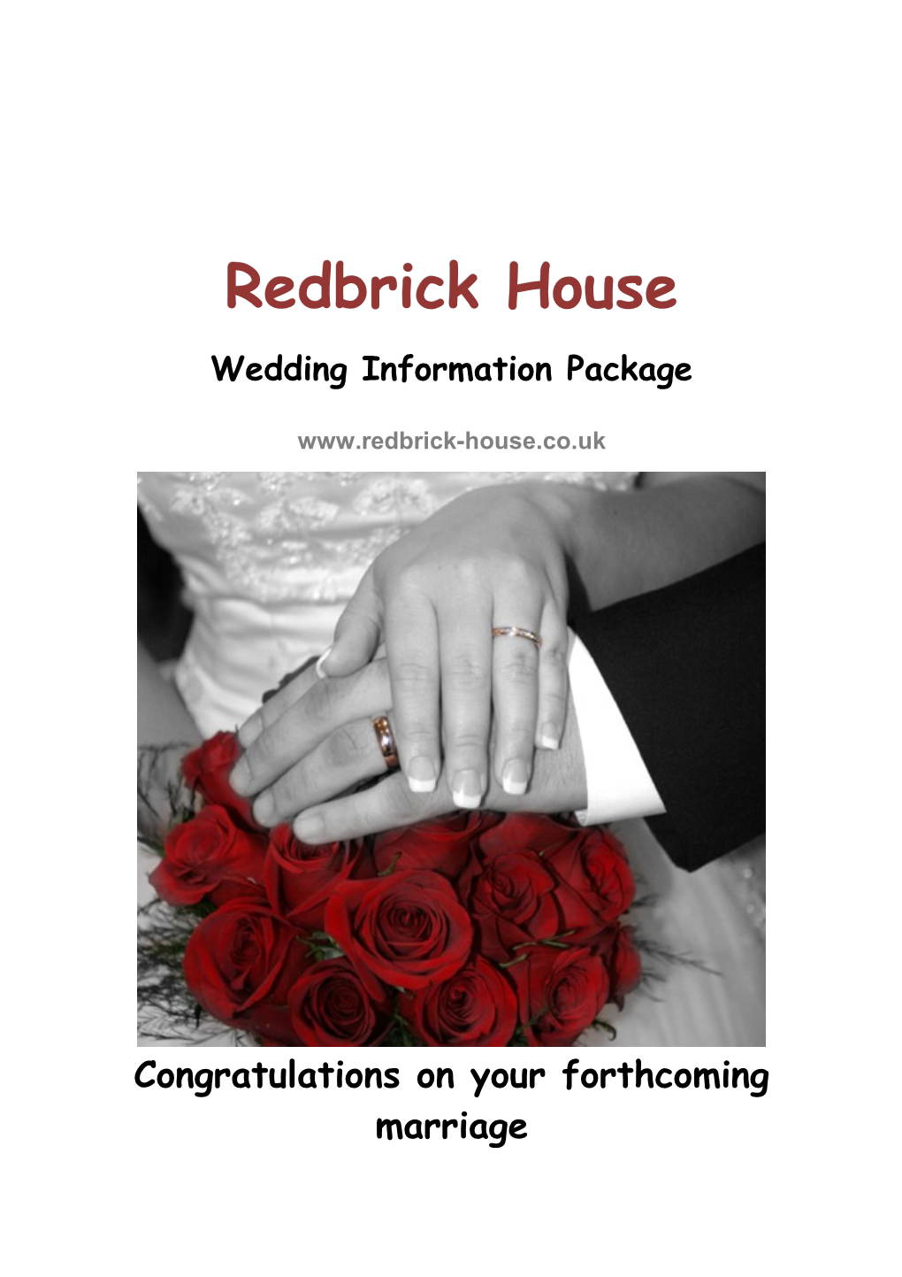 Wedding Information Package