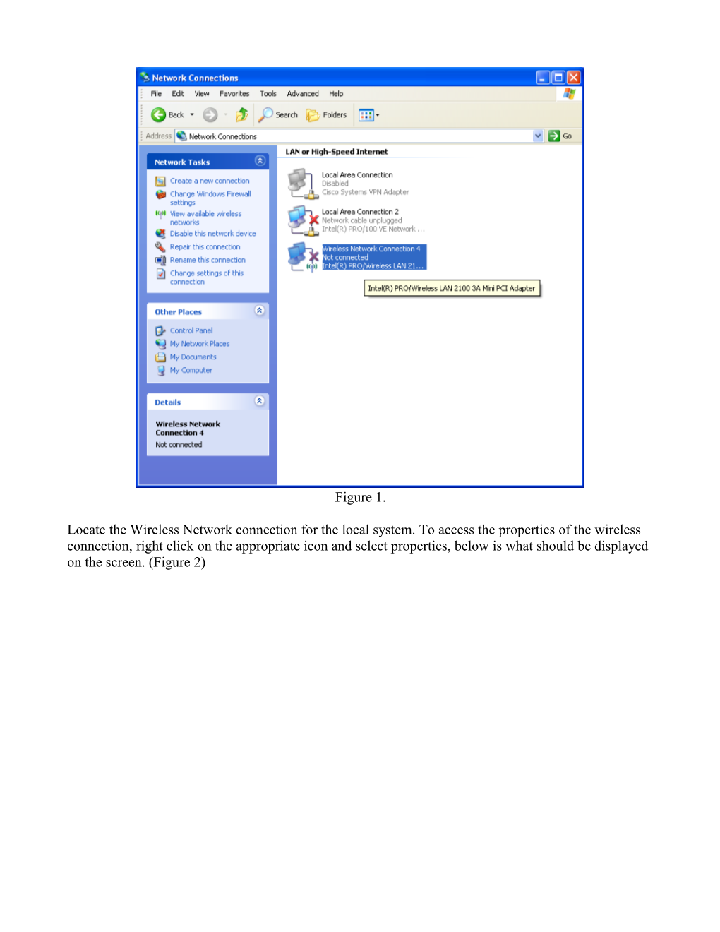 RBHS Wireless Documentation for Windows XP