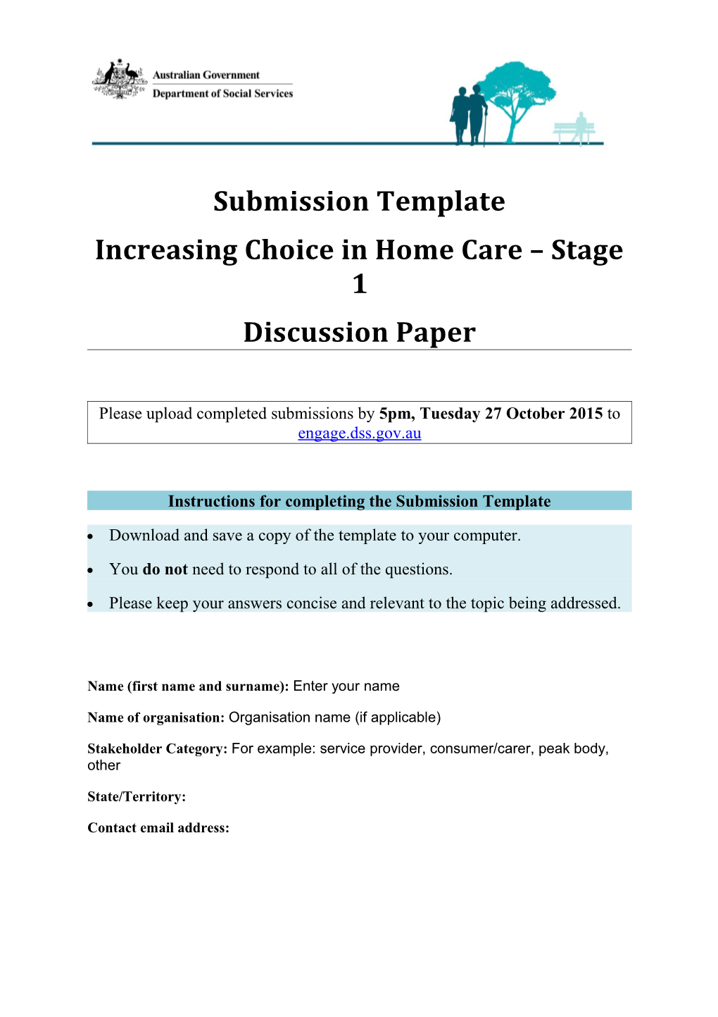 Submission Template