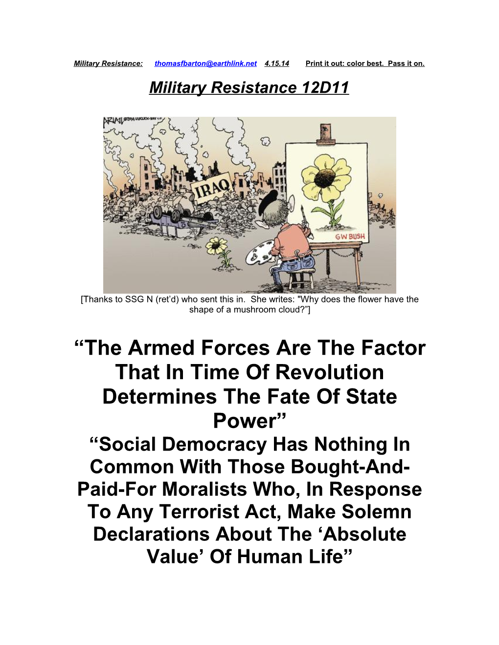 Military Resistance 12D11