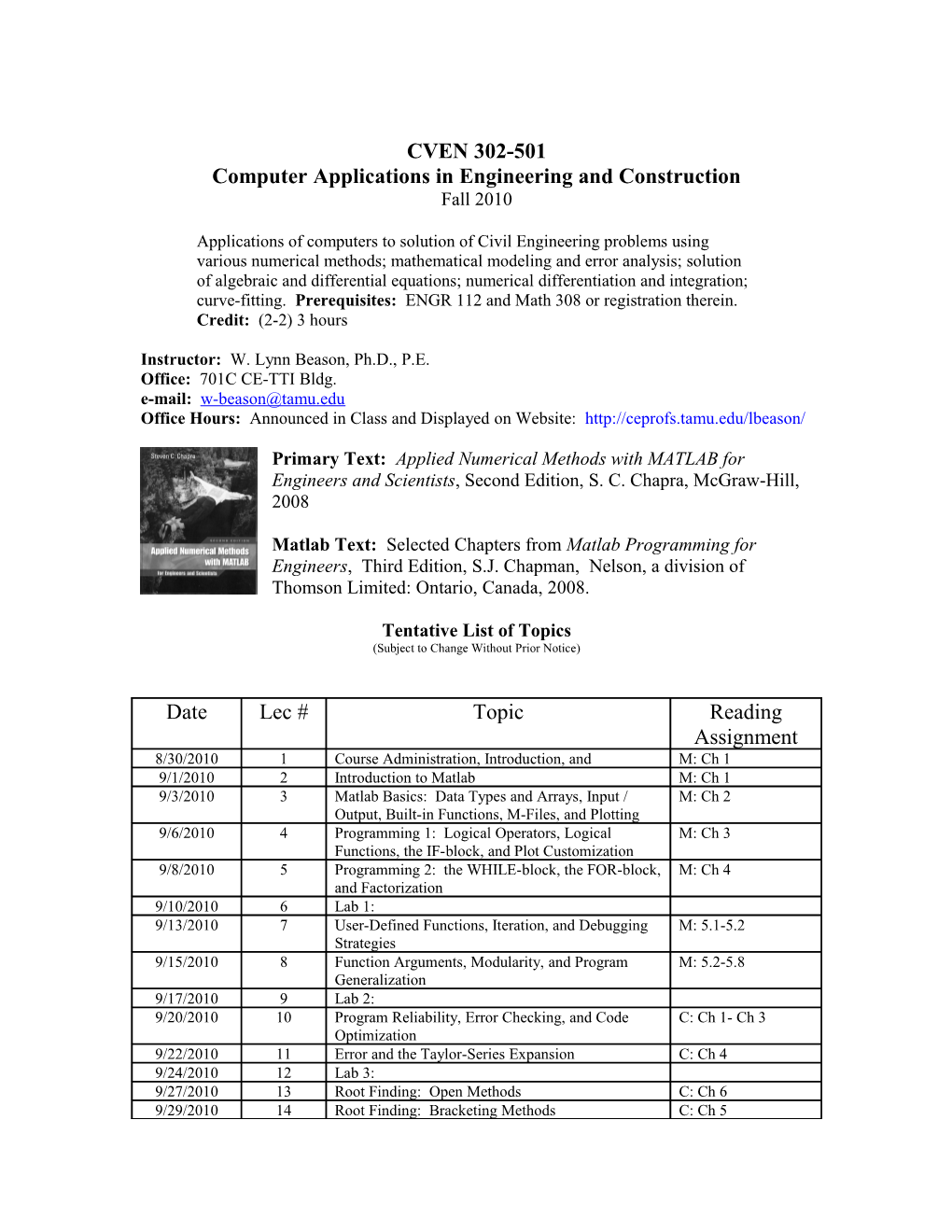 Computer Applications in Engineering and Construction