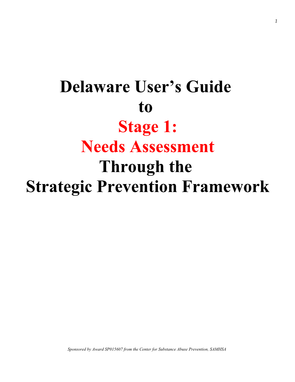 Delaware User S Guide