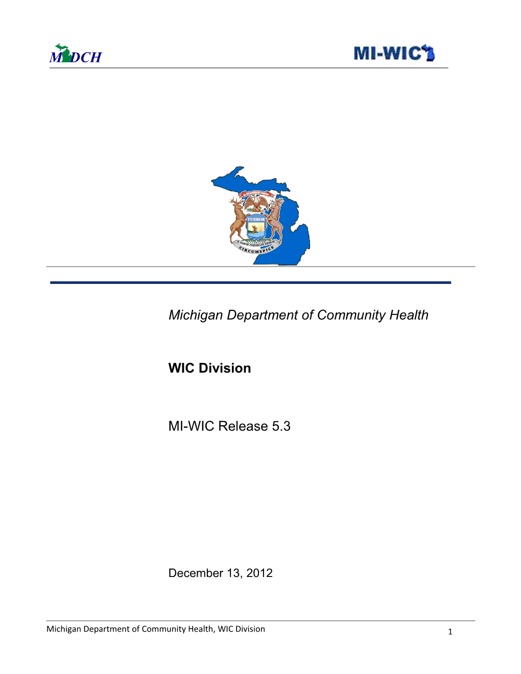 Michigan WIC Program
