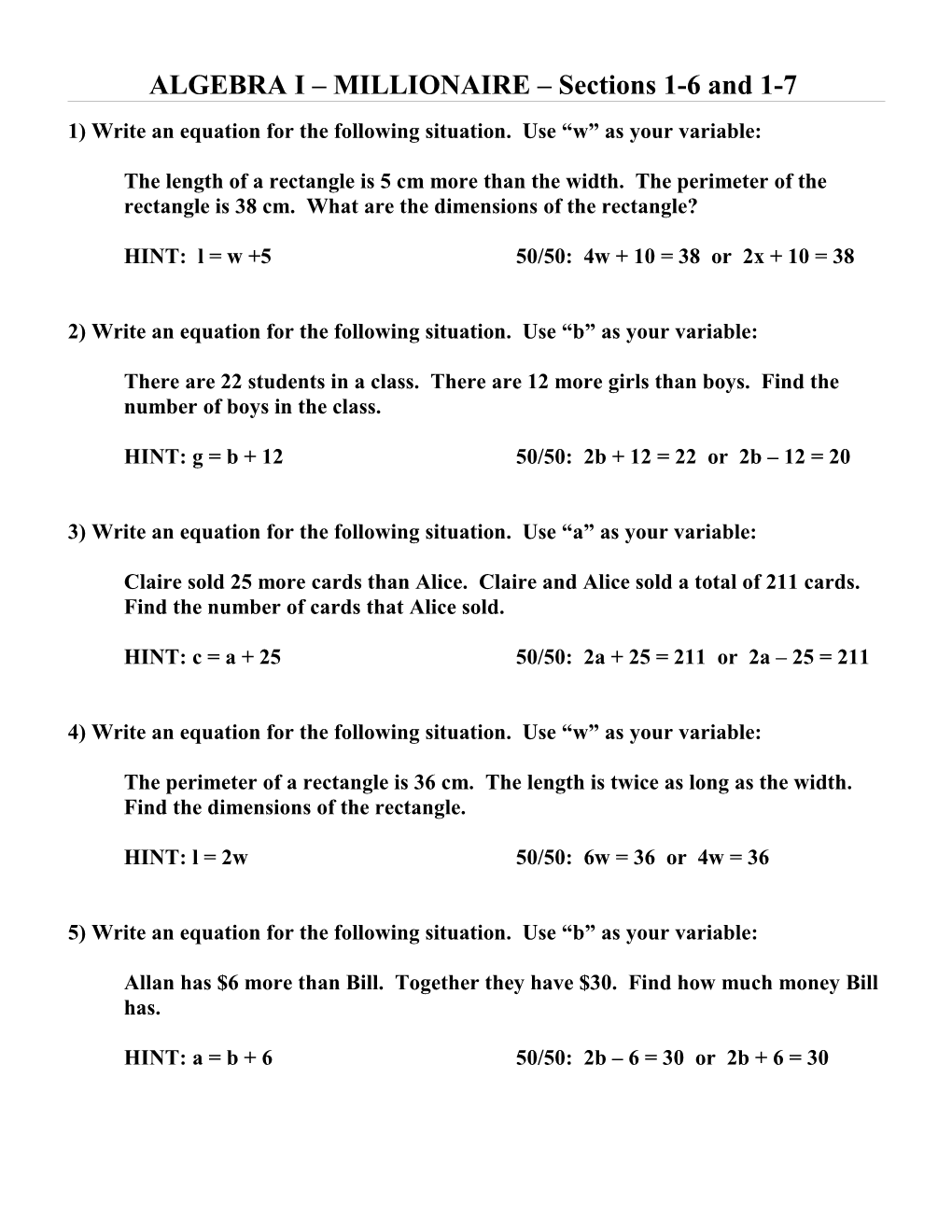 Physics Who Wants to Be a Millionaire