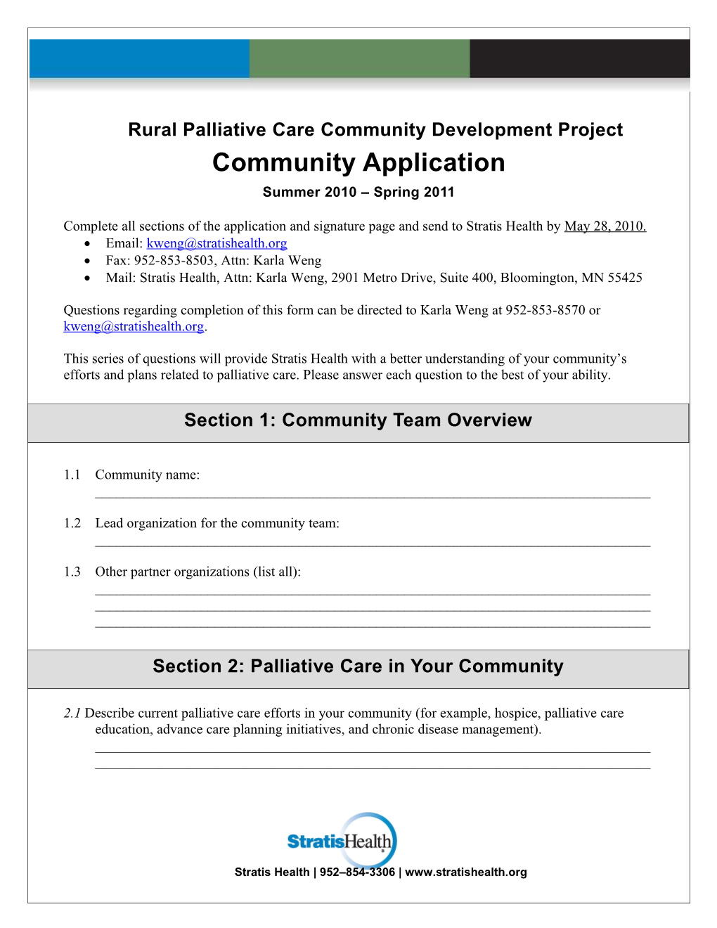 Rural Palliative Care Community Development Project