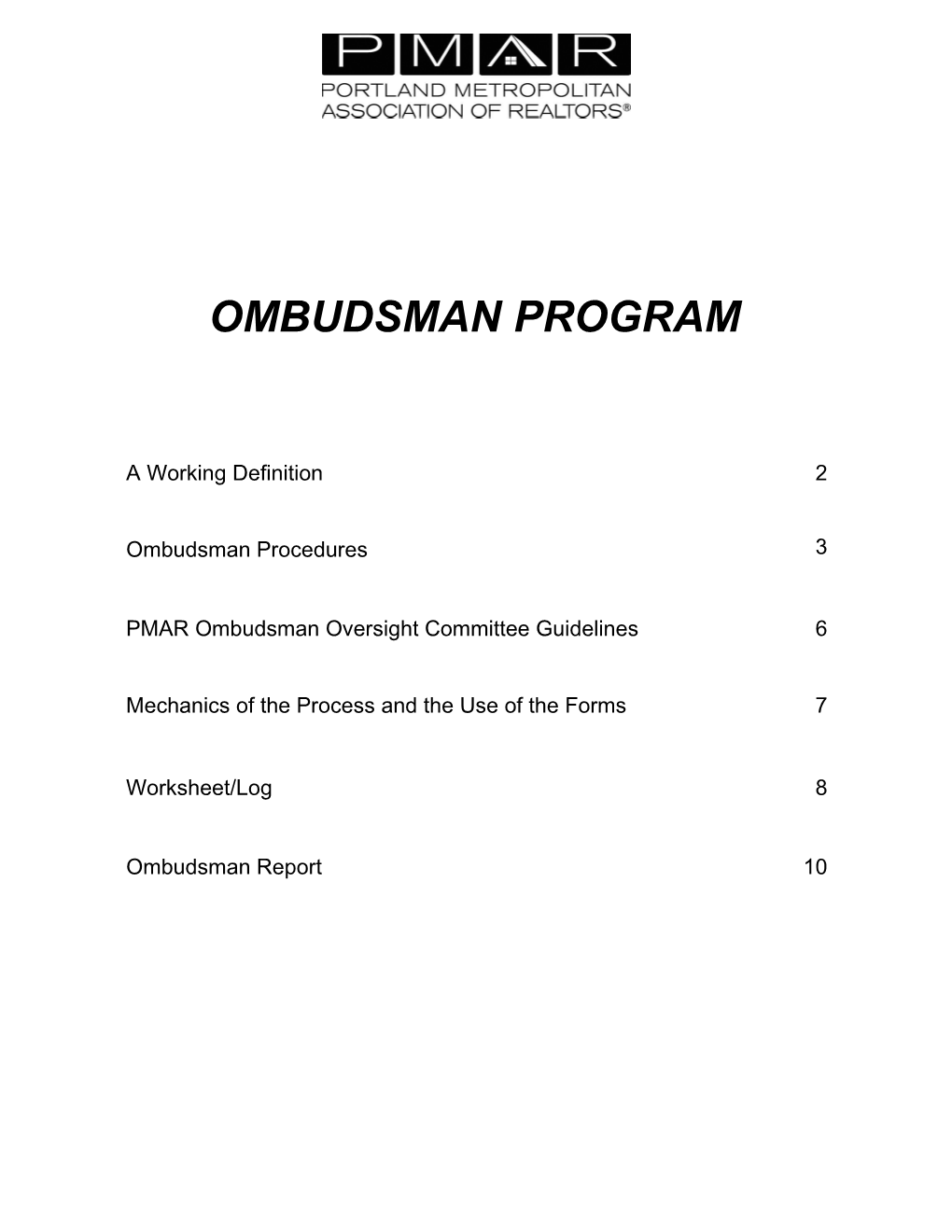 A Definition of Ombudsman for Realtors