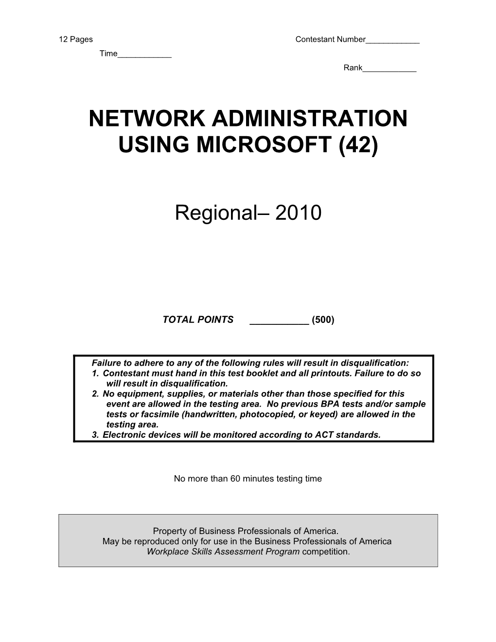 Microsoft Network Administration (46)