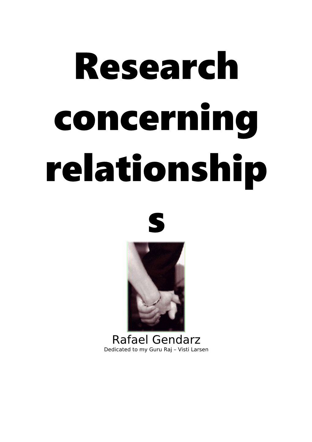 Research About Relationships