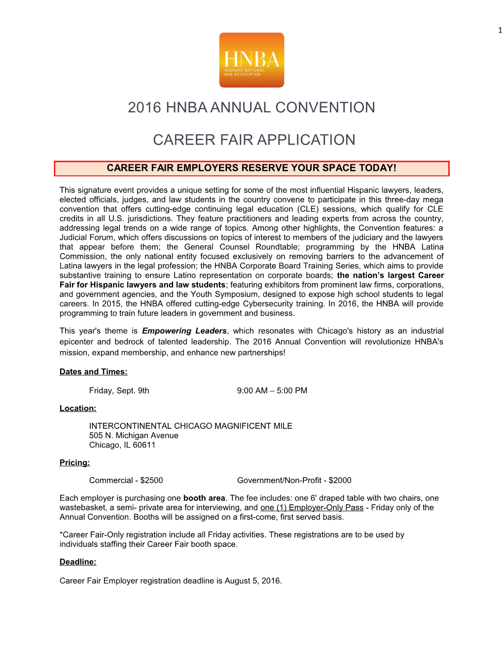 2016 Hnbaannual Convention