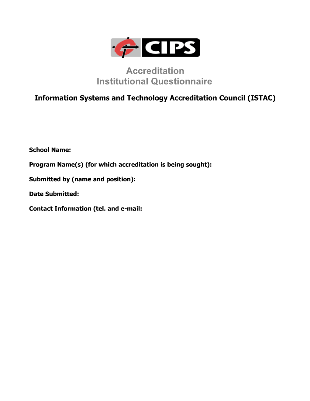 Information Systems and Technology Accreditation Council (ISTAC)
