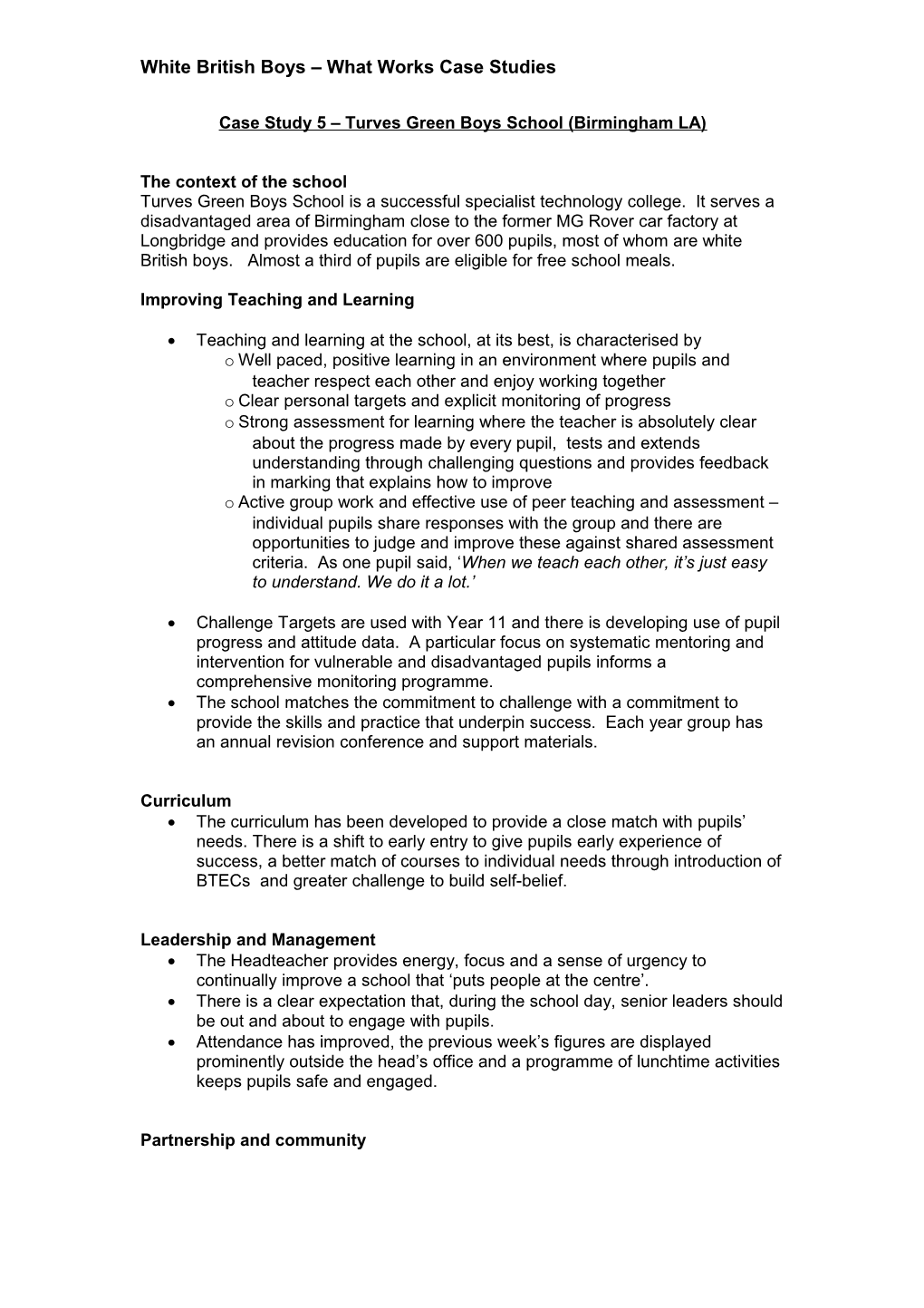 Sunnydale Community College for Maths and Computing