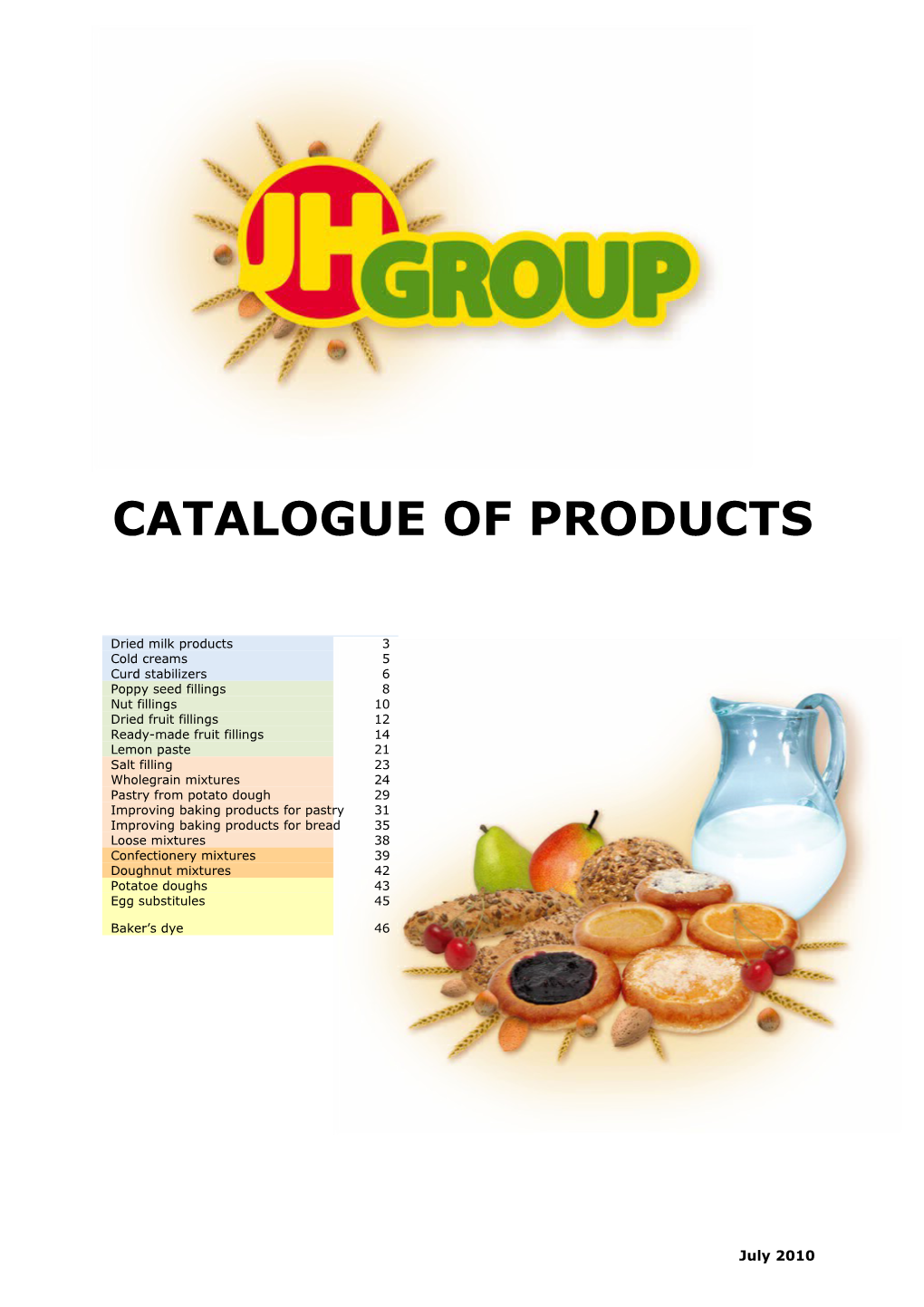 Catalogue of Products