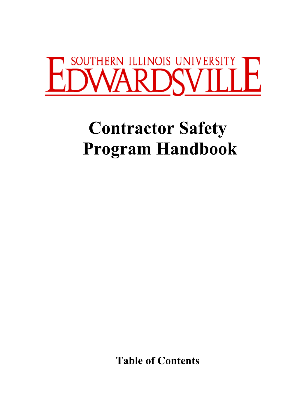 Contractor Safety