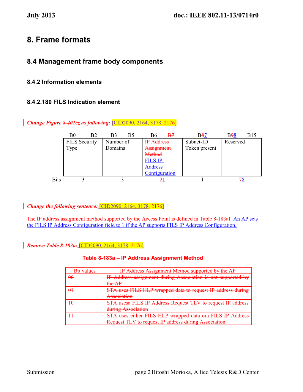 8.4 Management Frame Body Components