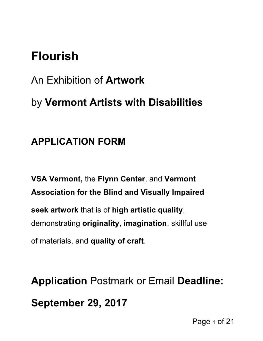 By Vermont Artists with Disabilities