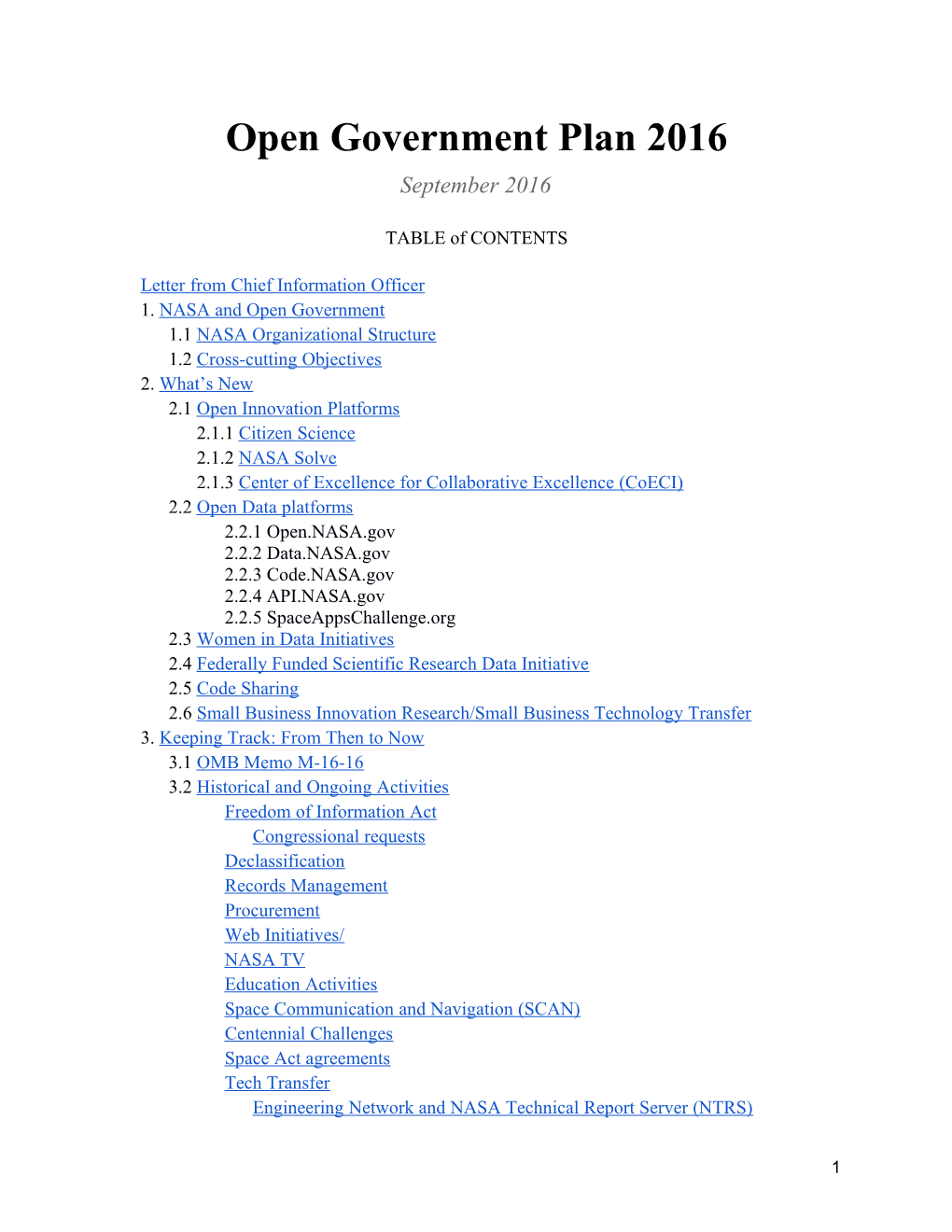 Open Government Plan 2016