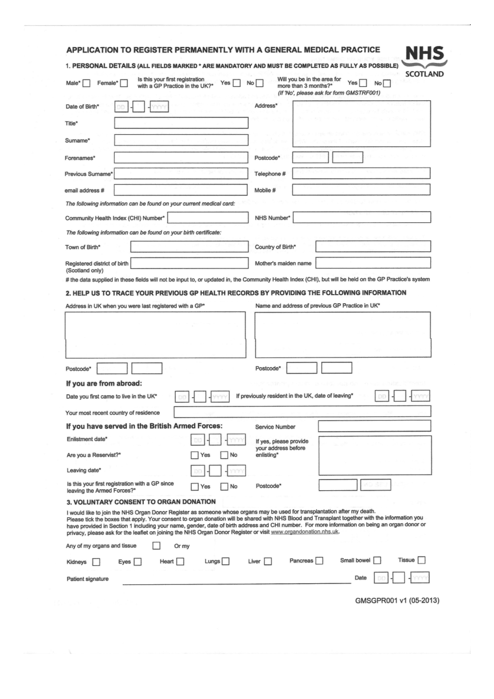 Rosemount Medical Group Patient Registration Form