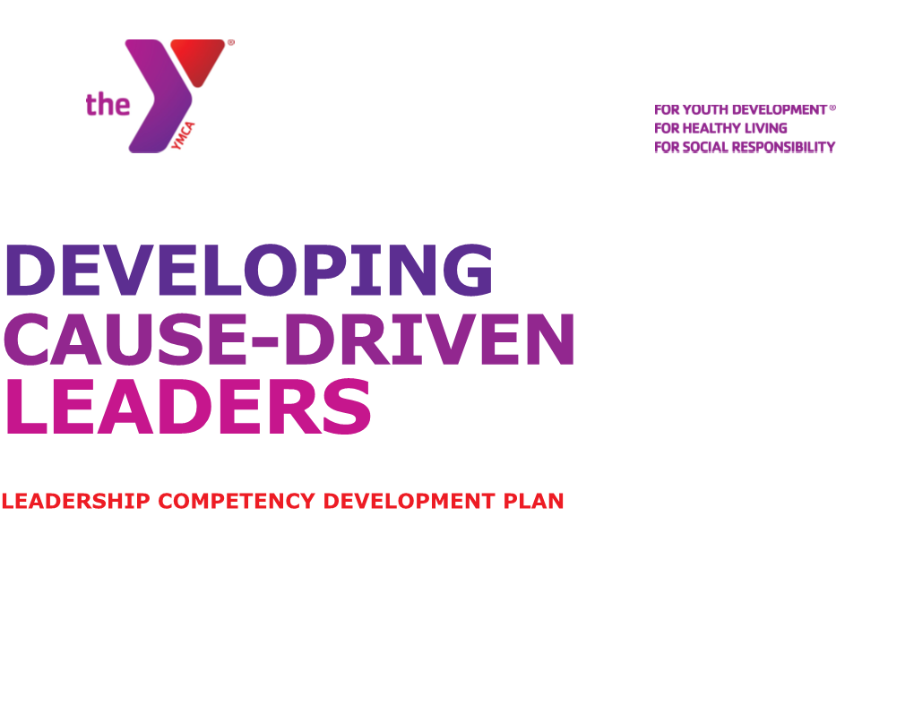 Leadership Competency Development Plan