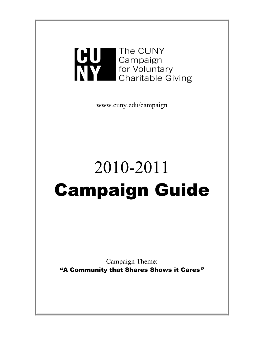 Campaign Planning Guide 1994