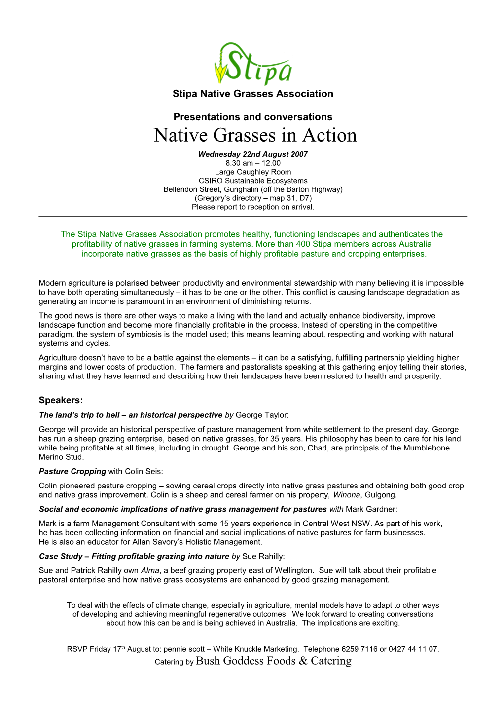 Stipa Native Grasses Association