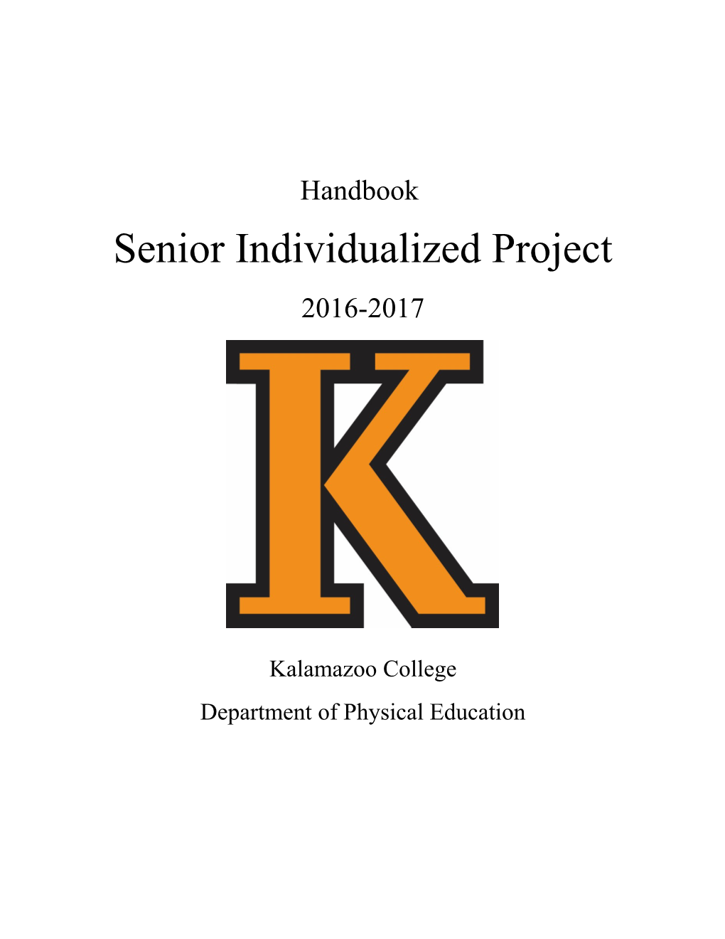 Senior Individualized Project