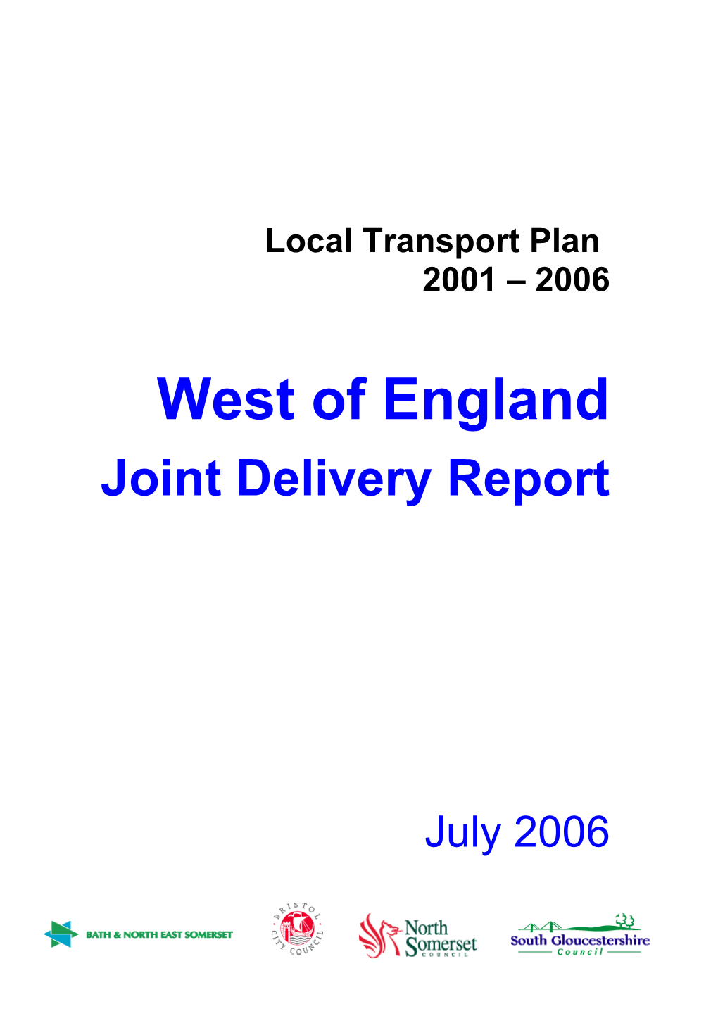 Joint Delivery Report - Final Version 060707