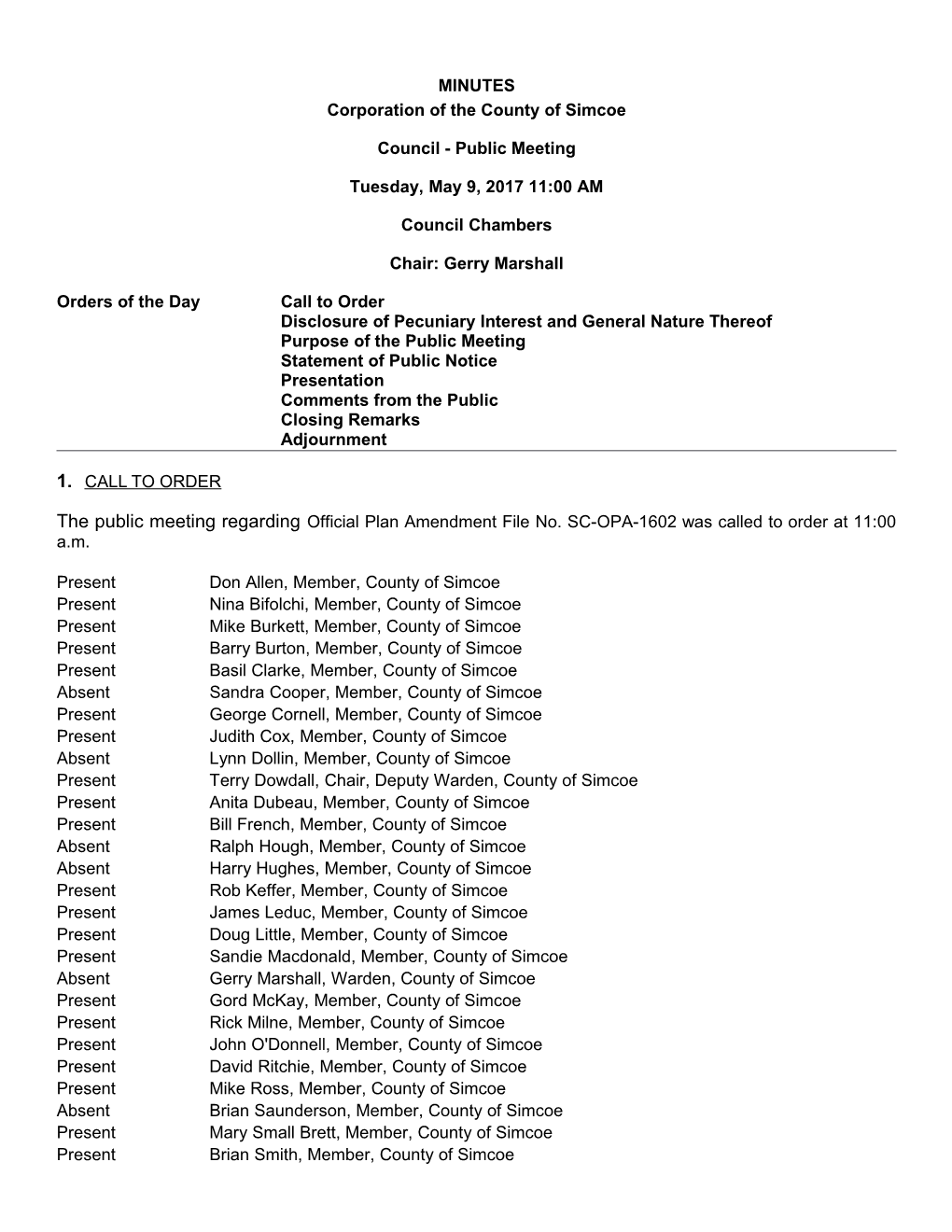 Official Plan Amendment File No. SC-OPA-1602 Page 1