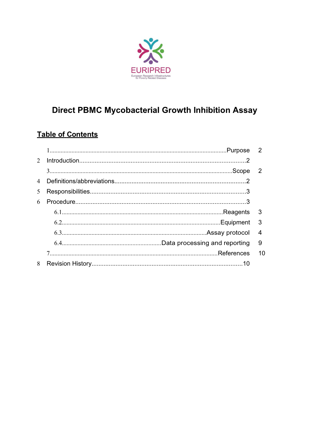 Direct PBMC Mycobacterial Growth Inhibition Assay