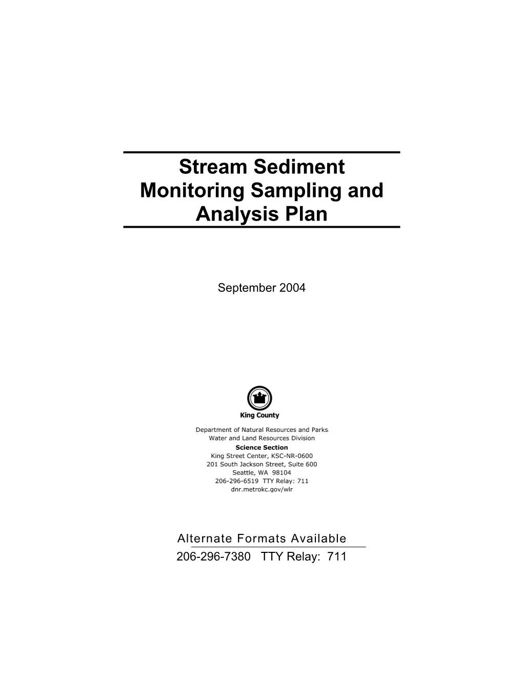Streams Sediment SAP