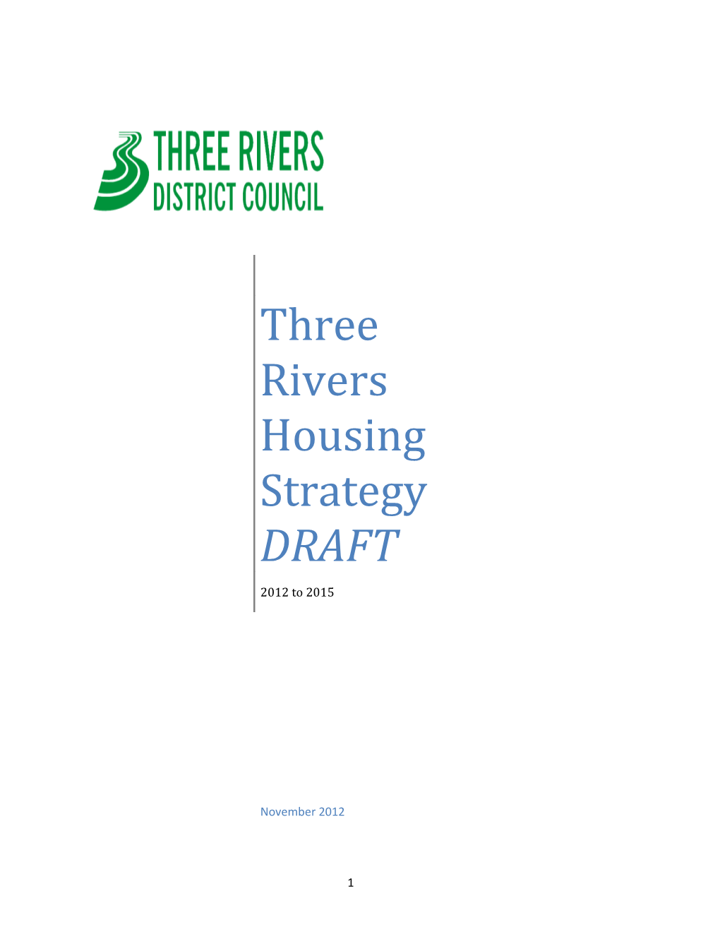 Three Rivers Housing Strategy