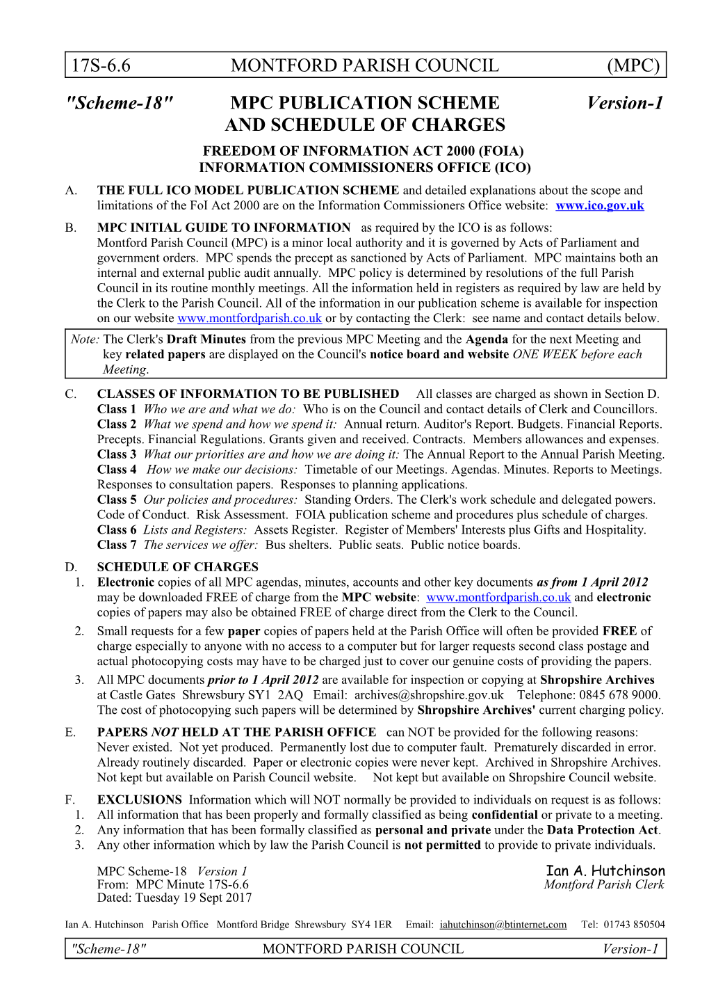 Scheme-18 MPC PUBLICATION SCHEME Version-1