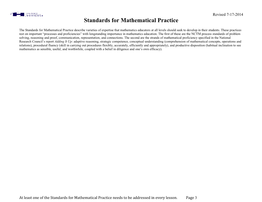 6Th Grade Mathematics Curriculum Map