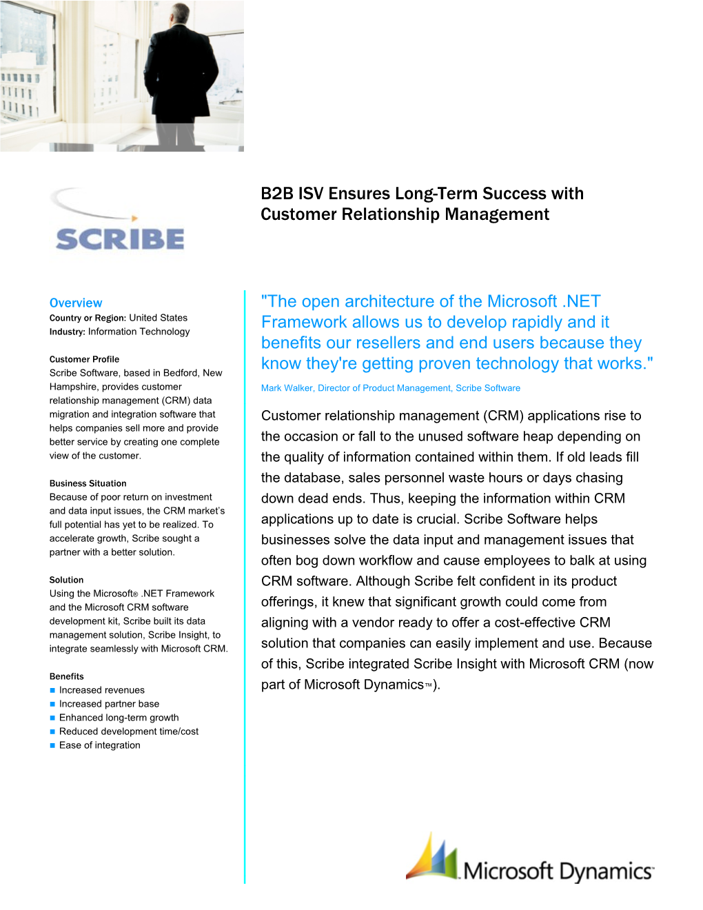 B2B ISV Ensures Long-Term Success with Customer Relationship Management Integration