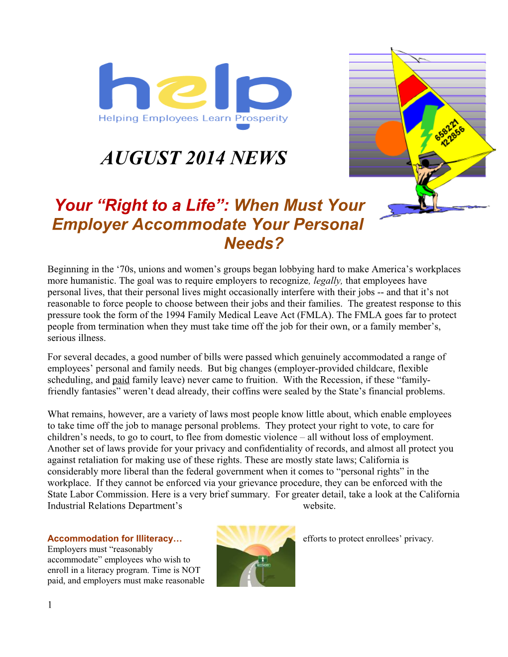 Your Right to a Life :When Must Your Employer Accommodate Your Personal Needs?