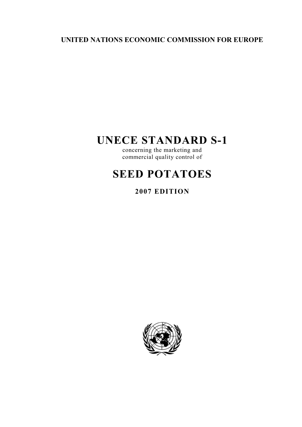 Master Head UNECE Agricultural Quality Standards