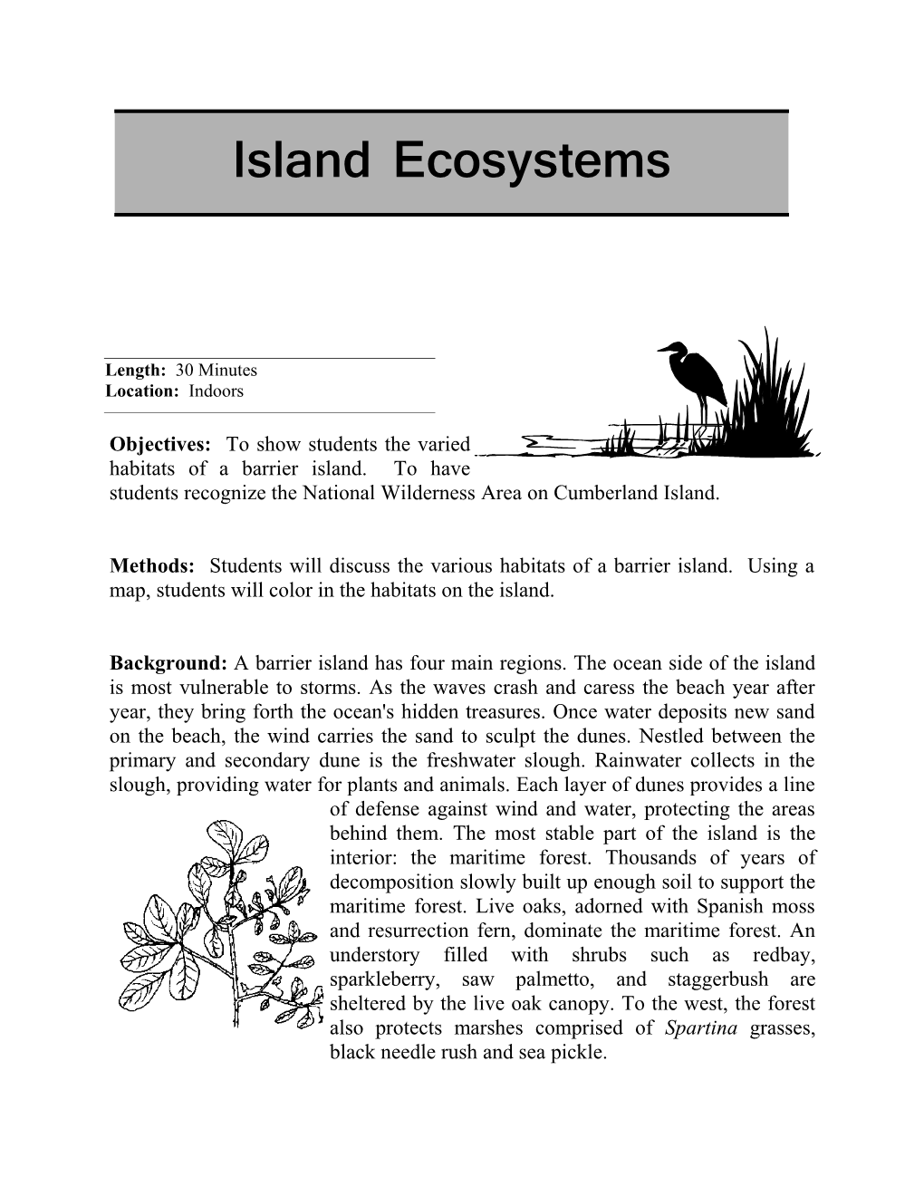 Island Ecosystems