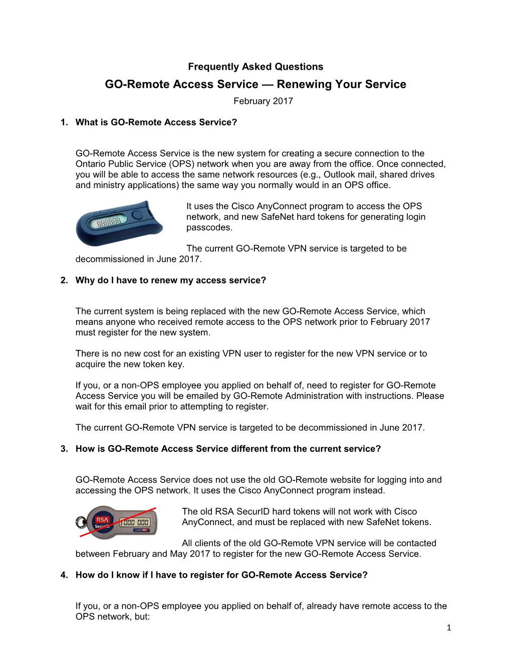 GO-Remote Access Service Renewing Your Service