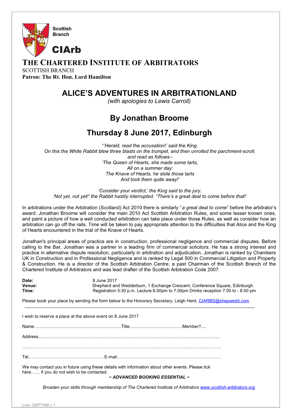 Alice S Adventures in Arbitrationland