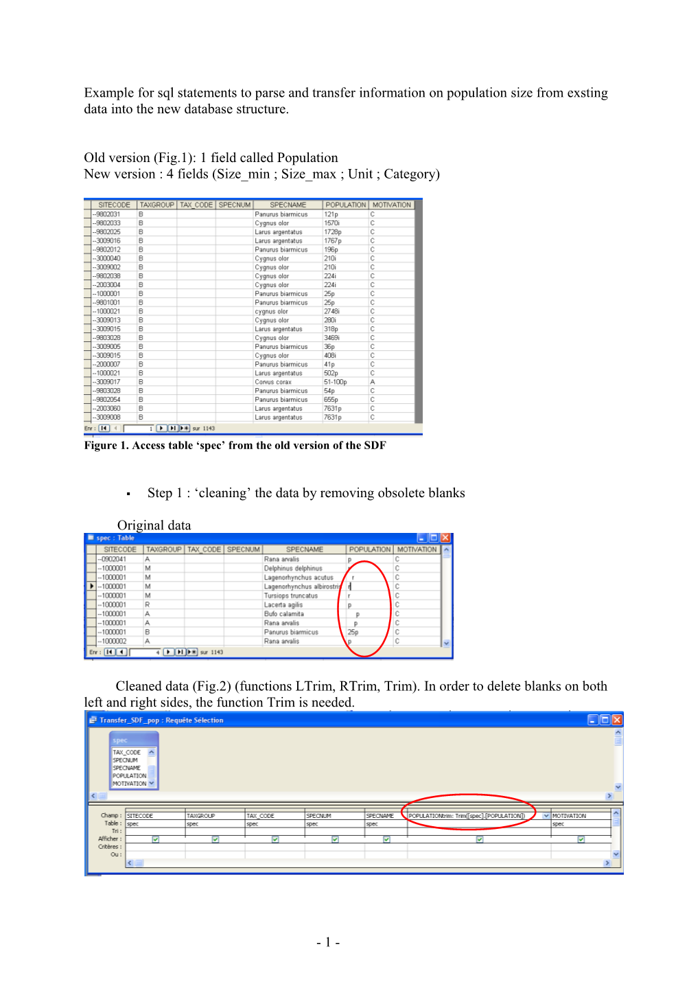 How to Transfer Information Relative to Population